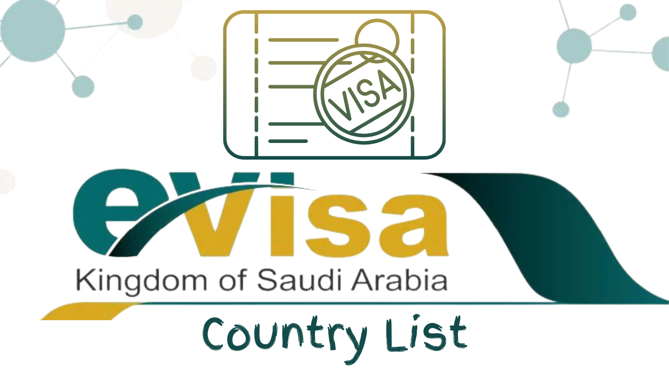Spisak zemalja uključenih u sistem e-vize Saudijske Arabije